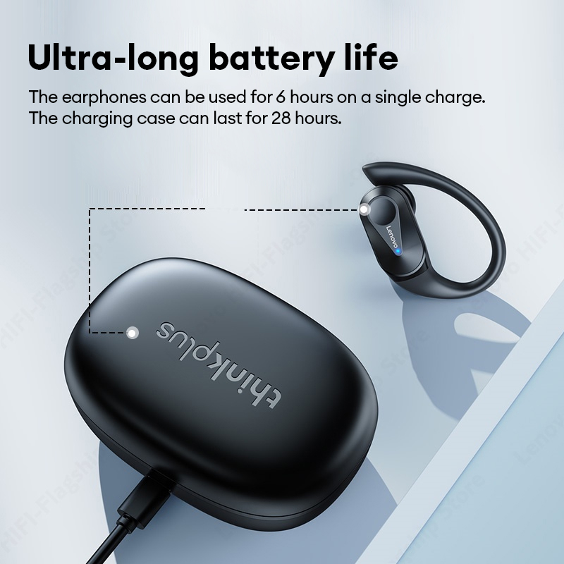 Tai nghe Bluetooth Lenovo LP75 Tai nghe nhét tai TWS chất lượng cao Hifi Stereo IPX5 Chống ồn chống nước để sử dụng hàng ngày | BigBuy360 - bigbuy360.vn