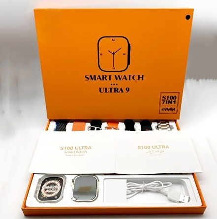 Đồng hồ thông minh Series 9 mới (4 dây đeo) T20 Ultra 2 sạc không dây PK T800 2024