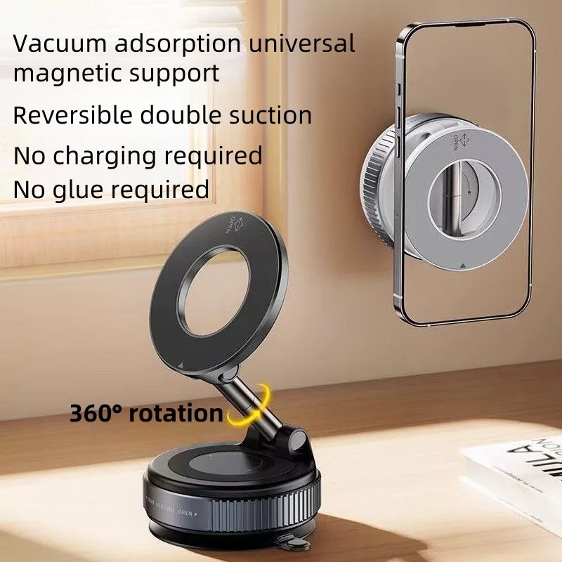 Giá Đỡ Điện Thoại Nam Châm Gắn Xe Ô Tô, Có Thể Điều Chỉnh 360°