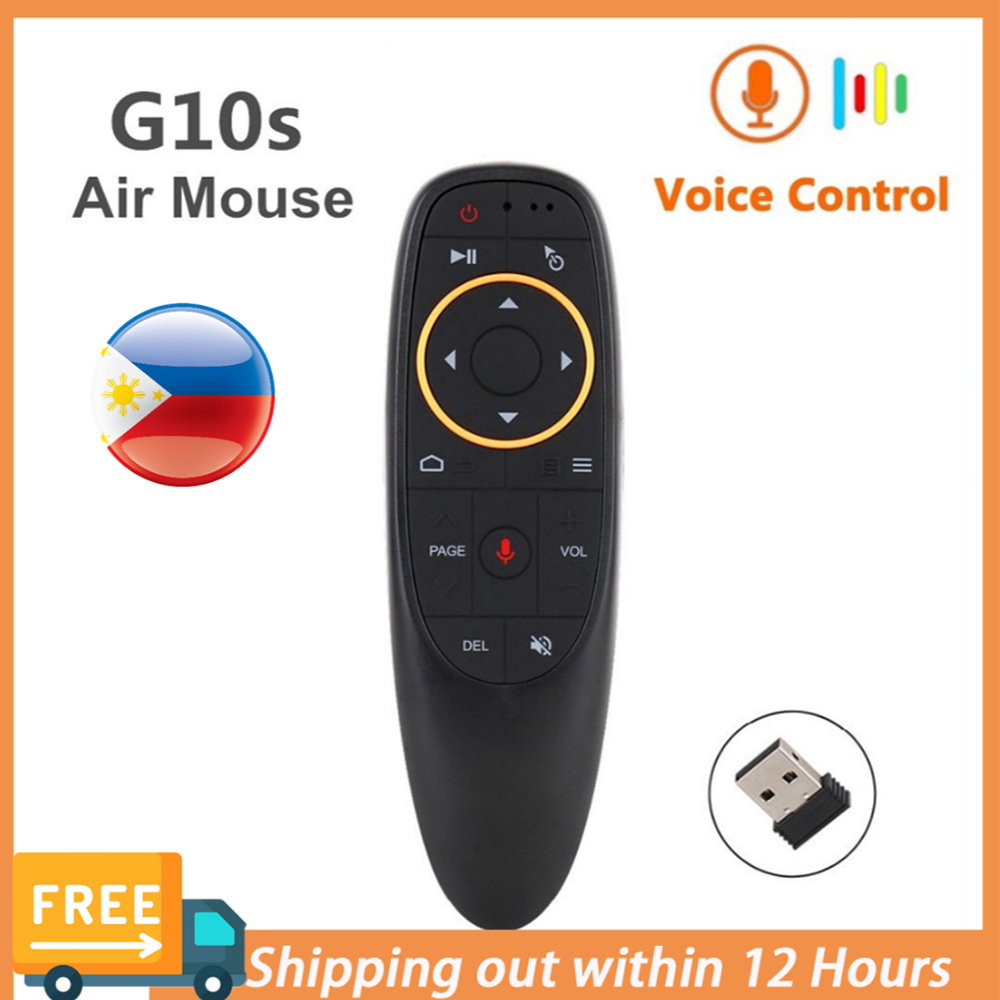 G10s Điều Khiển Bằng Giọng Nói Tivi Chuột Không Dây Từ Xa Đa Năng Cho Android TV Box Smart TV