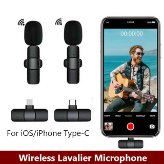 Ban đầu k8 lavalier micro không dây ve áo điện thoại di động âm thanh chuyên nghiệp ghi video trực tiếp mic cho loại c