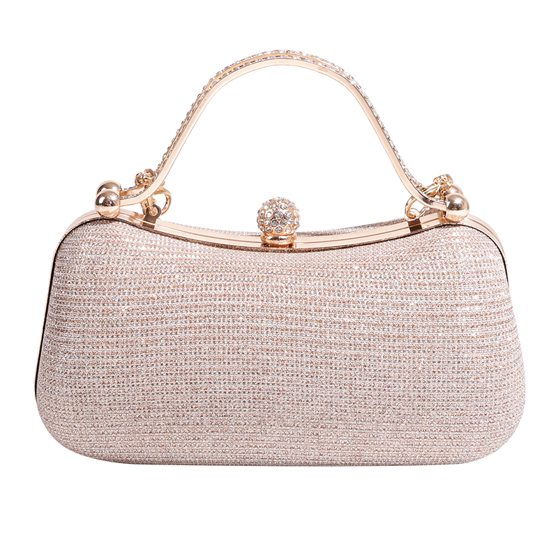 Dây Xích Nữ Túi Đeo Vai Thanh Lịch Sang Trọng Kim Loại Túi Xách Vỏ Cứng Ly Hợp Ví Đảng