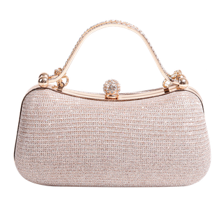 Dây Xích Nữ Túi Đeo Vai Thanh Lịch Sang Trọng Kim Loại Túi Xách Vỏ Cứng Ly Hợp Ví Đảng