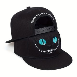 Unisex Alice Mèo Thêu Có Thể Điều Chỉnh Hip Hop Mũ Bóng Chày Mũ Phẳng Xuân Thu Du Lịch Ngoài Trời Cho Nữ