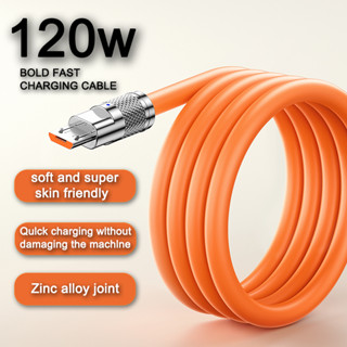 Max 120W 6A Cáp Micro USB Hợp Kim Nhôm Dây Sạc Siêu Nhanh Cho Oppo Vivo Android Liquid Silicone dây Dữ Liệu