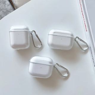 [Không có tai nghe!]Đơn giản trong suốt cho hộp đựng airpod TPU Vỏ mềm pro2 Vỏ bảo vệ tai nghe airpods thế hệ thứ 3 4 Vỏ bảo vệ tai nghe Bluetooth