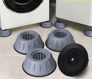 4 Miếng đệm đệm chân máy giặt, tăng đế tủ lạnh chống ẩm chung, giá đỡ chống trượt và chống sốc