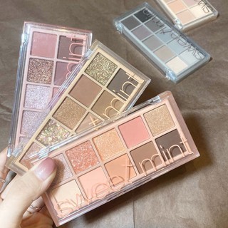 Bảng phấn mắt mờ 10 màu, sắc tố cao chống thấm nước lâu dài phấn mắt khay phấn mắt