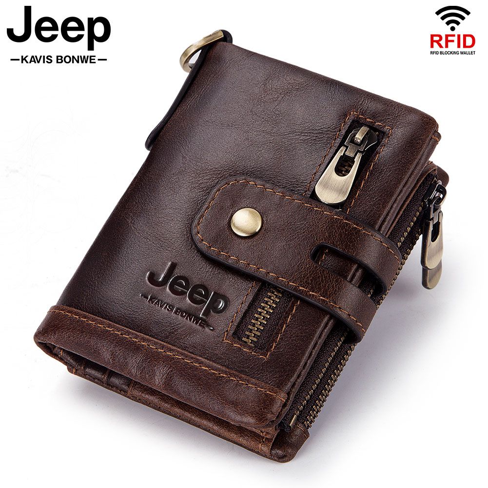 Humerpaul Ví Nam Da Bò Da Nam Ví Rfid Bifold Dompet Lelaki Túi Đựng Tiền