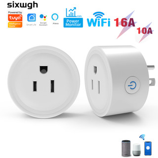 16a Tuya Ổ cắm WiFi Ổ cắm thông minh Hỗ trợ phích cắm US Hỗ trợ cuộc sống thông minh Ứng dụng hỗ trợ Alexa google home Điều khiển giọng nói