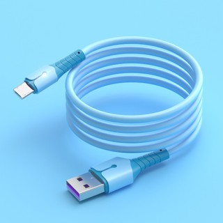 Cáp đèn Led silicon lỏng siêu nhanh Micro - USB 5A cho dữ liệu USB IP Android