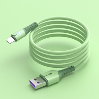 Cáp đèn Led silicon lỏng siêu nhanh Micro - USB 5A cho dữ liệu USB IP Android