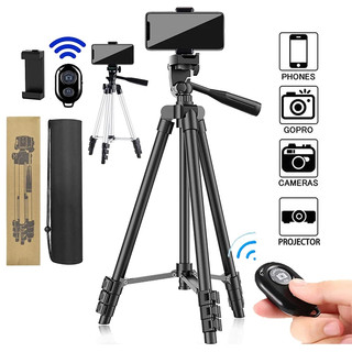 Na-3120 Điện Thoại Chân Đế Tripod 102Cm Đa Năng Máy Ảnh DSLR Chụp Ảnh Cho Điện Thoại Gopro Nhôm Du Lịch Chân Máy Ngang Bằng Với Selfie Remote