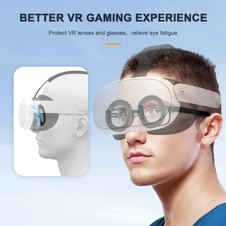 Dành Cho Kính Meta Quest 3 Vr Khung Từ Tính Ống Kính Ánh Sáng Xanh Chống Trầy Xước Ống Kính Di Động Có Thể Tháo Rời Nhanh Vỏ Bảo Vệ Bộ Lọc Bảo Vệ Phụ Kiện