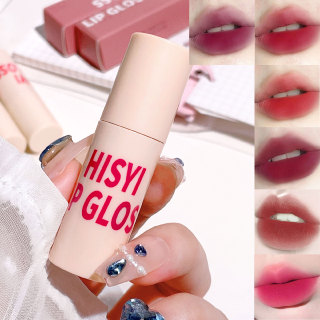 Mousse Velvet Lip Gloss Matte White Lip Gloss Sinh viên Giá rẻ Không dễ phai Son bóng
