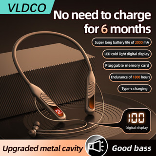 [Tuổi thọ pin dài 1800 giờ] Tai nghe không dây TWS Tai nghe treo cổ không dây âm thanh nổi có mic Tai nghe chơi game âm trầm sâu khử tiếng ồn Type-c