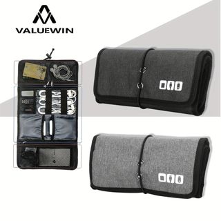 Túi lưu trữ cáp dữ liệu Túi cuộn lưu trữ điện di động Bộ sạc tai nghe Đầu đọc thẻ đĩa U Túi lưu trữ Phụ kiện kỹ thuật số di động Túi lưu trữ chống nước Túi đựng thẻ lưu trữ đa chức năng