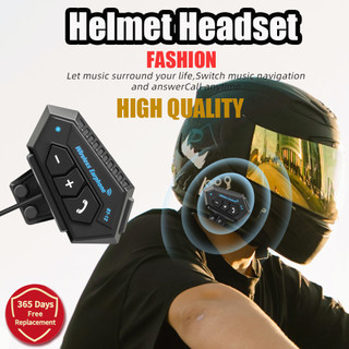 Bt12 Mũ bảo hiểm xe máy Tai nghe rảnh tay Bộ cuộc gọi âm thanh nổi Chống can thiệp Máy nghe nhạc chống nước Loa Tai nghe không dây