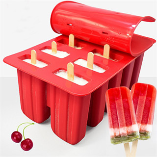  10 Liên Tục Mười Lỗ Silicon Cũ Bắc Kinh Kem Khuôn Popsicle Khuôn Popsicle Khuôn Làm Kem
