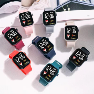 Đồng hồ 2h Đồng hồ đeo tay điện tử LED kỹ thuật số Đồng hồ thể thao thông minh thể thao Đồng hồ thông minh nam nữ