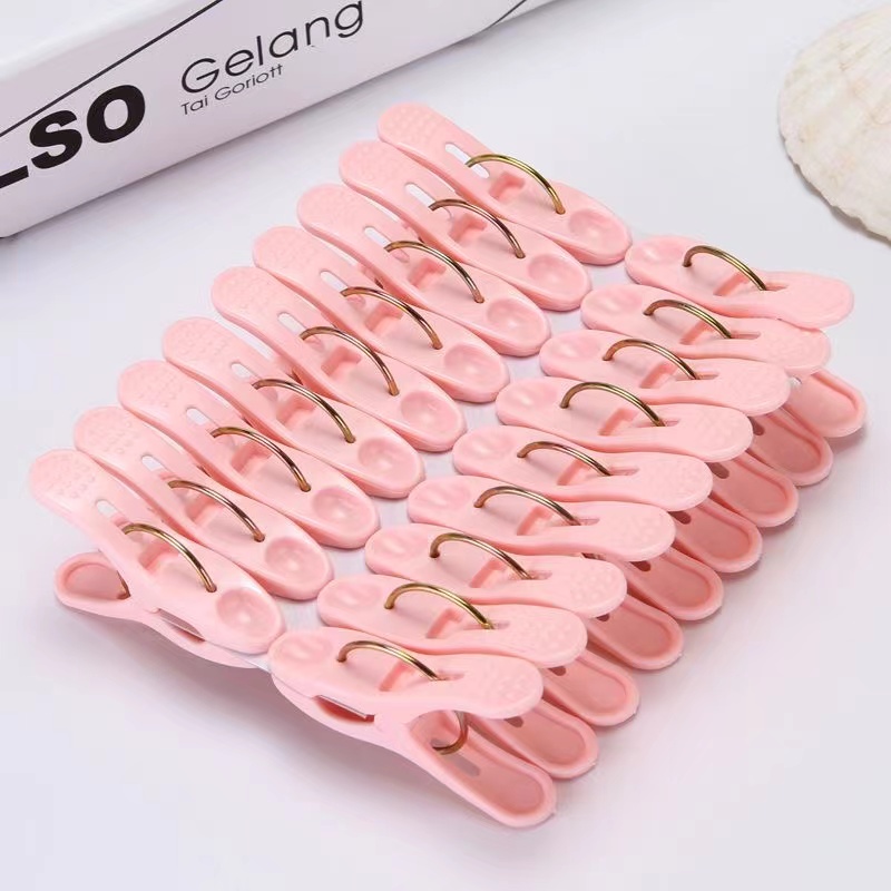 Hộ Gia Đình Mạnh Mẽ Dày Nhựa Kẹp Sấy Giá Kẹp Quần Áo Kẹp Chống Gió Kẹp Quần Áo Quilt Quần Lót Kẹp