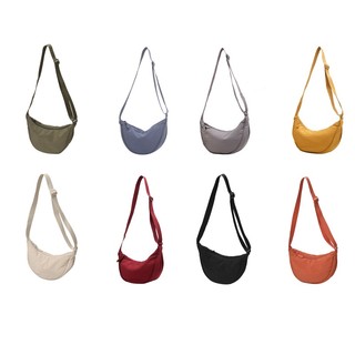 Đơn giản Nhẹ Túi Nhỏ Nữ Túi Nylon Vải Bánh Bao Túi Nữ Phù Hợp Với Túi Đeo Vai Chống Thấm Nước Túi Vải