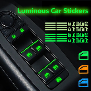 Dán Huỳnh Quang Cửa Sổ Ô Tô Nút Nhấn Gắn Cho Xe Toyota Camry Mitsubishi Benz Hyundai Kia