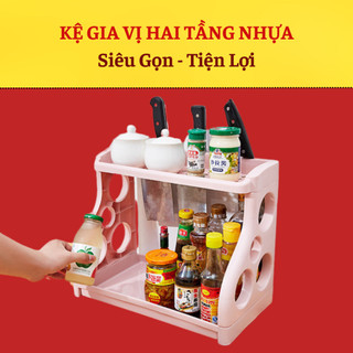 Kệ gia vị 2 tầng đa năng tiện ích Mã: TR1-2166-296