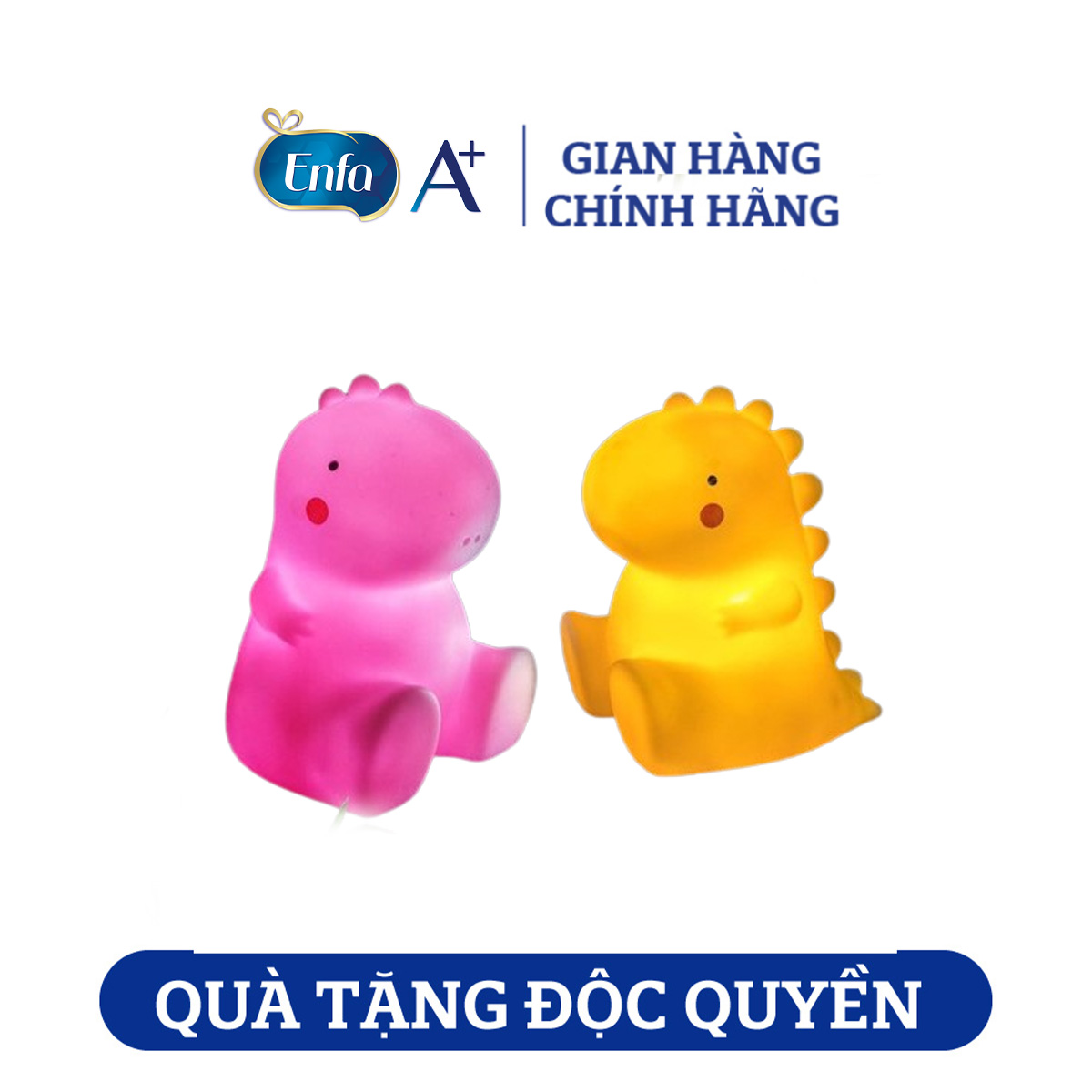 [Quà tặng không bán] Đèn ngủ khủng long cho bé