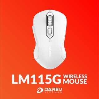 Chuột không dây DAREU LM115G dùng pin AA