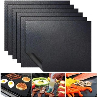 Thảm nướng BBQ Thảm chống dính Thảm nướng chịu nhiệt Ngoài trời Nướng thịt nướng có thể tái sử dụng Thảm tiệc nướng 40x33cm Phụ kiện nướng