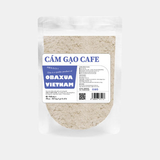 Bột ủ trắng cám gạo cafe Obaxua - Mặt nạ bột giúp dưỡng trắng, tẩy da tẩy da chết sạch sâu:OG130:Cám gạo Cafe -250g