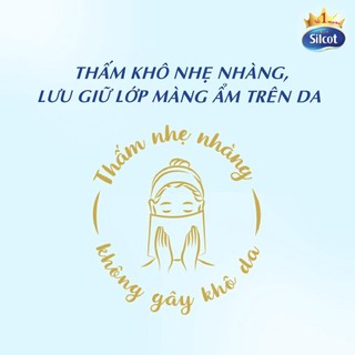 [HB Gift] Khăn khô lau mặt Silcot 40 miếng