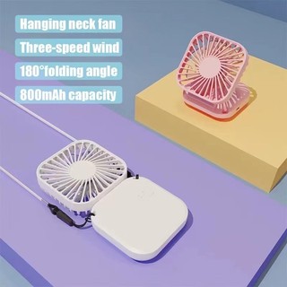Quạt Mini có thể gập lại bỏ túi Quạt cầm tay USB Quạt Mini có thể sạc lại Quạt treo cổ