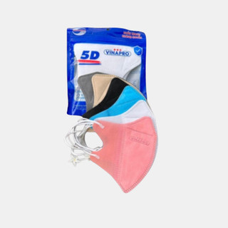 Combo 100 chiếc khẩu trang 5d mask vinapro sc69-49 màu xanh biển