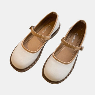 giày búp bê lolita viền nâuMã: QV 23