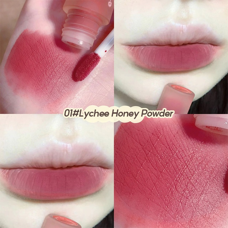 Bộ Son Môi Lỏng, Gương Lustrous Dewy Finish, Bộ Men Môi Dưỡng Ẩm Lâu Dài, In Hình Gấu Dễ Thương | BigBuy360 - bigbuy360.vn