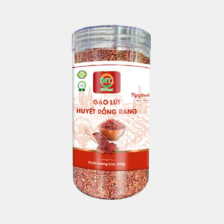 Gạo lứt huyết rồng rang ntfood sc284380 hũ 800gr không chất bảo quản