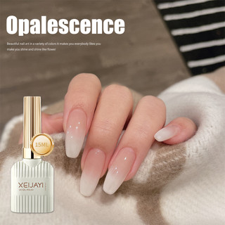 1pc 15ml Pudding Sữa Trắng Gel Sơn Móng Tay, Sơn Gel UV Màu Nguyên Chất, Dành Cho Chuyên Nghiệp Khởi Động Móng Tay Nghệ Thuật DIY 15ml