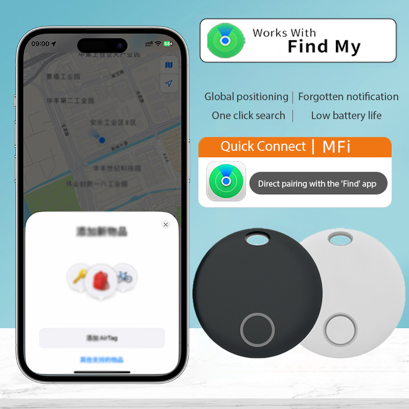 Gps Chống Mất Định Vị Chìa Khóa Hành Lý Tìm Mất Nhắc Nhám Cho Find My APP Hệ Thống iOS Thiết Bị Chống Mất