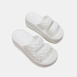 Dép Sandal Nữ Hai Seonhwa Choice YNA180 Quai Ngang Đi Êm Chân Không Hằn Cao 3cm Thời Trang Năng Động