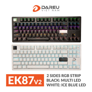 Bàn phím cơ Gaming DAREU EK87 v2 (2 sides RGB strip)