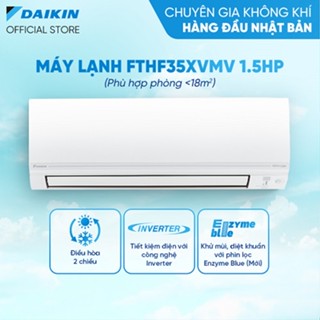 Điều hòa Daikin 2 chiều Inverter 12000 1.5 HP BTU FTHF35XVMV/RHF35XVMV