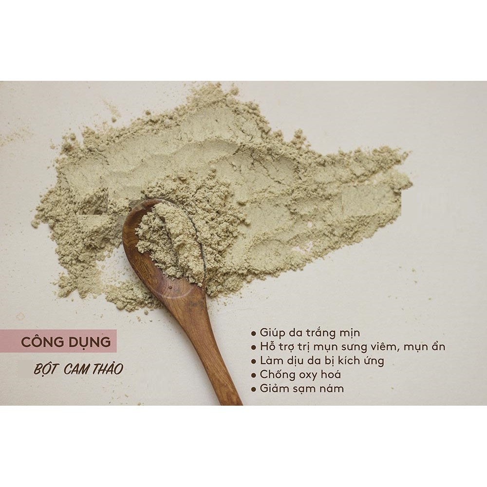 Bột Cam Thảo OBAXUA Nguyên chất - Trắng da, giảm mụn, mờ thâm nám, trẻ hoá:OG038:Bột cam thảo - 75Gr | BigBuy360 - bigbuy360.vn