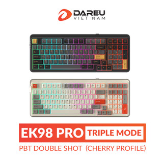 Bàn phím cơ không dây DAREU EK98 PRO (Triple Mode, Cherry PBT Double Shot, Gasket Mount, RGB)