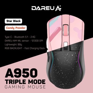 Chuột không dây Gaming DAREU A950 TRIPLE MODE
