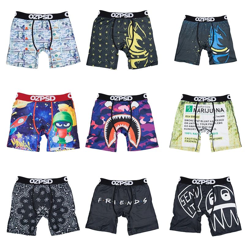 Quần lót nam gợi cảm Boxer Cueca Quần lót nam Quần lót nam Quần lót Boxershorts Boxerbriefs Plus Siz