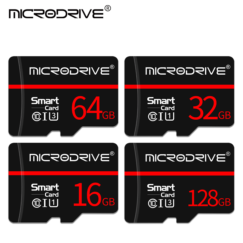 Thẻ Microdrive Micro SD Chính Hãng 128GB Class 10 Thẻ Nhớ 64GB Thẻ Flash 256GB 32GB V30 U3 cartao de memoria Cho Máy Ghi Lái Xe