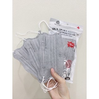 Khẩu trang cua 4 lớp king crab hot king kua sc69-43 - màu xám