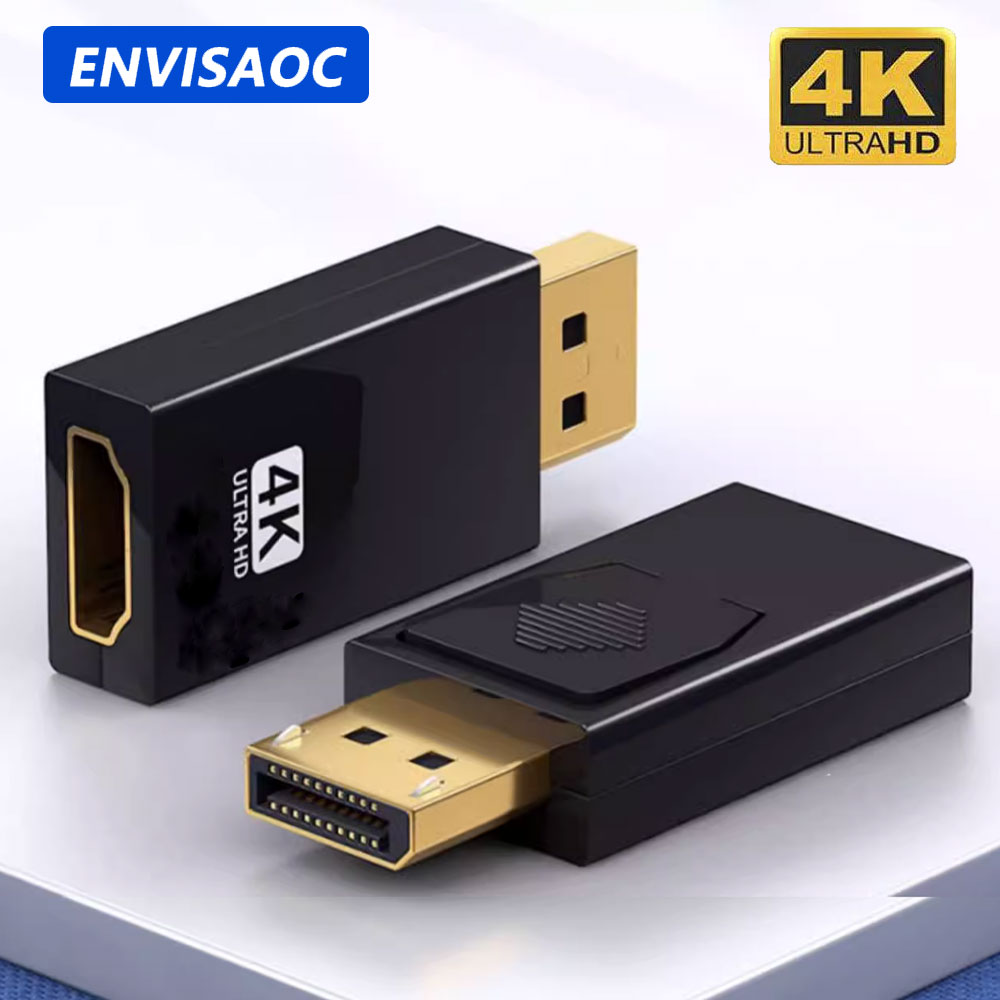 Full DP Sang HDMI Adapter 4K 1080P DisplayPort Sang HDTV Converter Cho PS5 PC TV Desktop